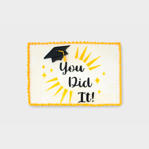 You Did It Graduation Sheet Cake