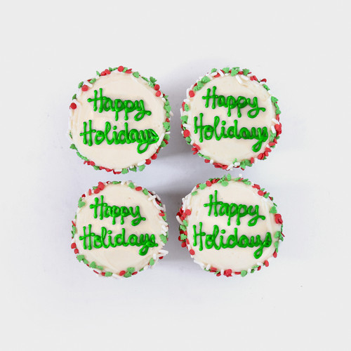 Happy Holidays Flourless Cupcake 4–box