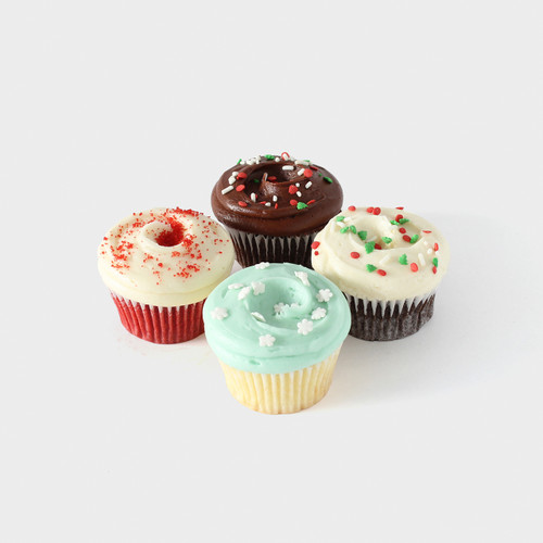 Holiday Decorated Cupcakes