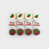 Holly Jolly Merry Christmas Cupcake 12-box