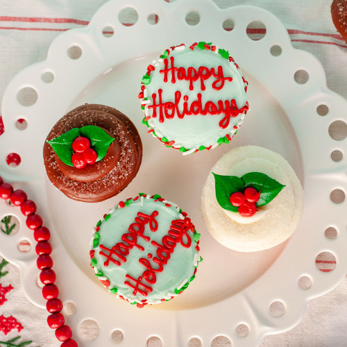 Holly Jolly Happy Holiday Cupcake 12-box
