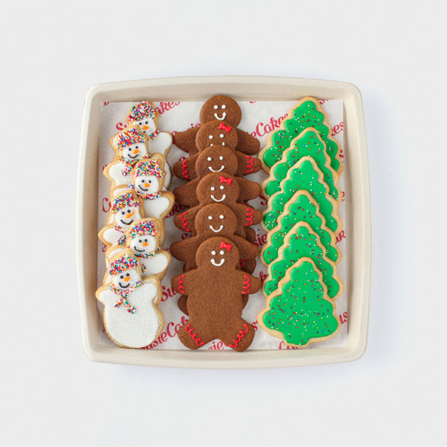 Holiday Frosted Sugar Cookie Platter