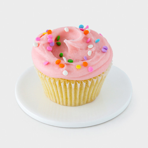 Vanilla Pink Cupcake