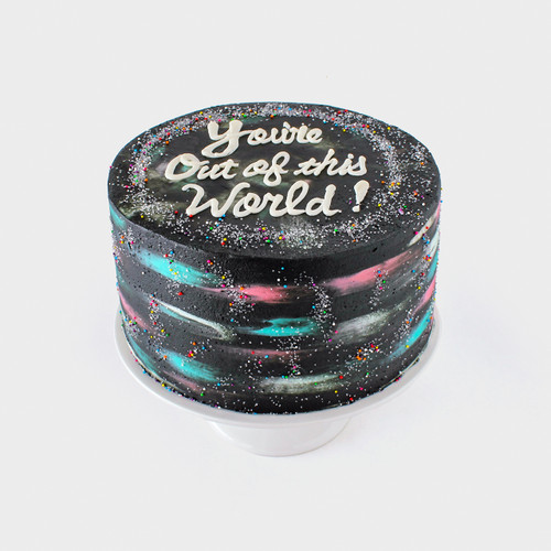 Galaxy Decorated Cake