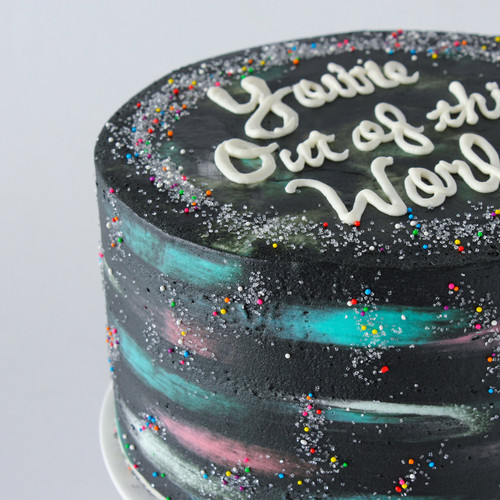 Galaxy Decorated Cake