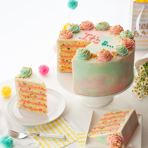 Watercolor Decorated Cake