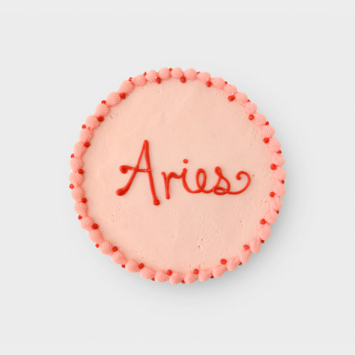 Aries Zodiac Decorated Cake