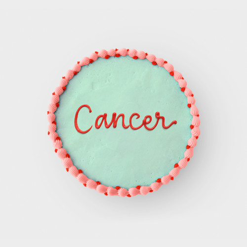 Cancer Zodiac Decorated Cake