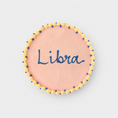 Libra Zodiac Decorated Cake