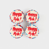 Happy 4th Flourless Cupcake 4-box
